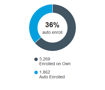 Auto enrollment utilization