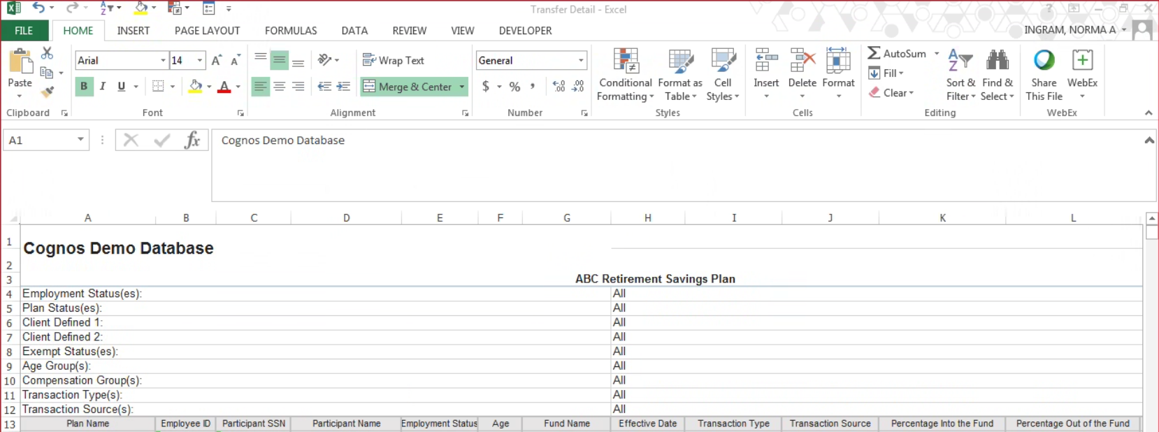 On-Demand Reporting