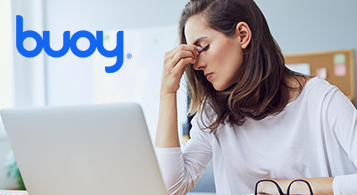 Woman not feeling well